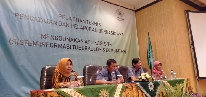 Koordinator SSR TB-HIV Care Aisyiyah Se – Jateng Ikuti kegiatan Pelatihan Pencatatan dan Pelaporan SITK
