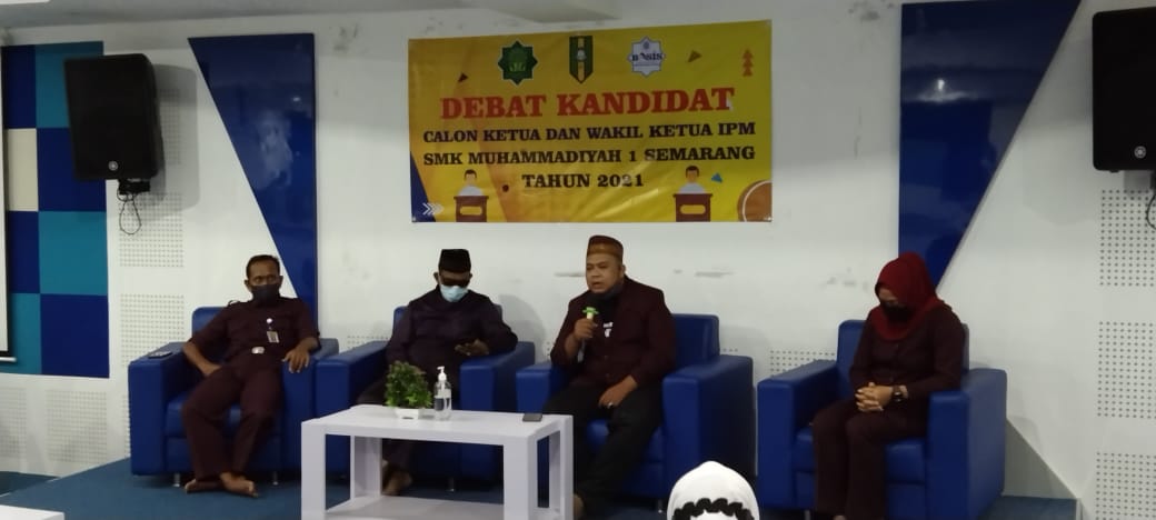 Ajarkan Demokrasi Secara Online Lewat Pemilos SMK Muhammadiyah 1 Semarang