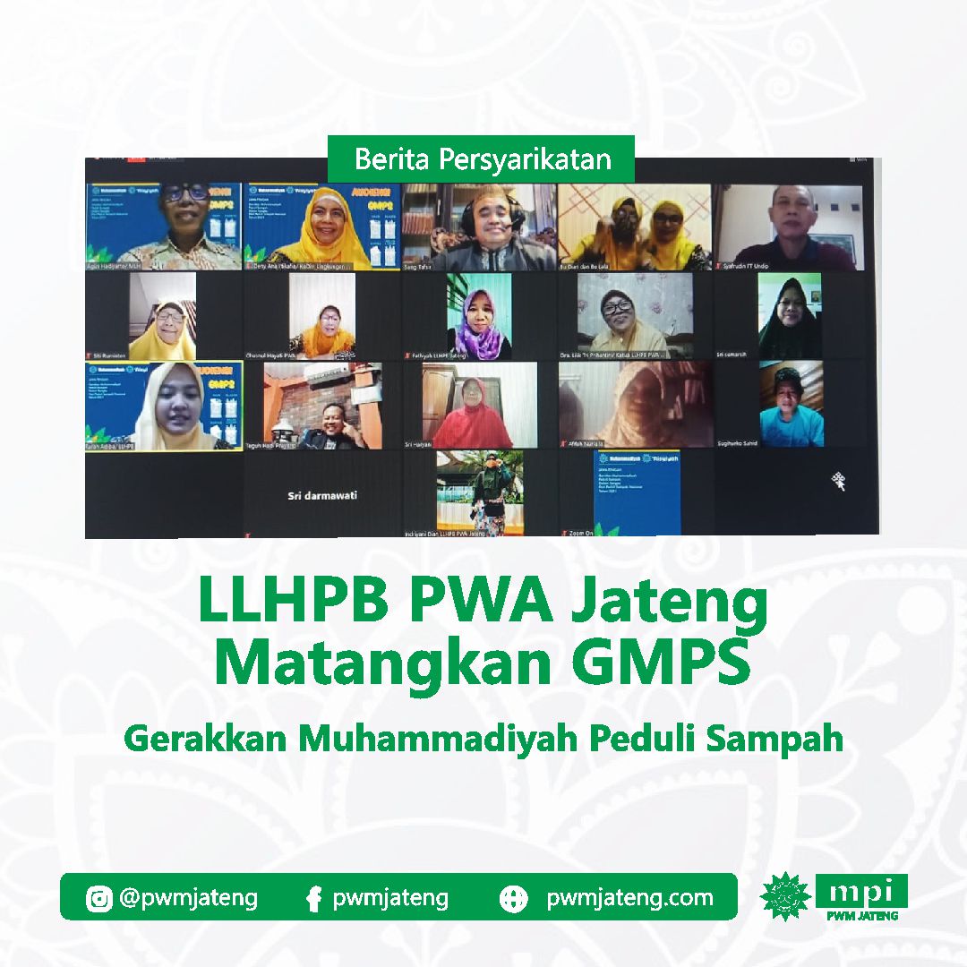 LLHPB PWA Jateng Matangkan Gerakkan Muhammadiyah Peduli Sampah