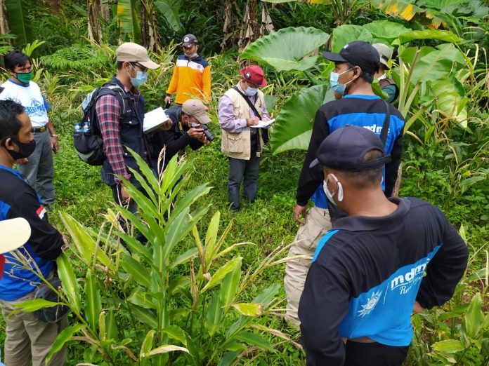 Tim MDMC Menemukan Fakta Berbahaya Pergeseran Tanah di Bruno