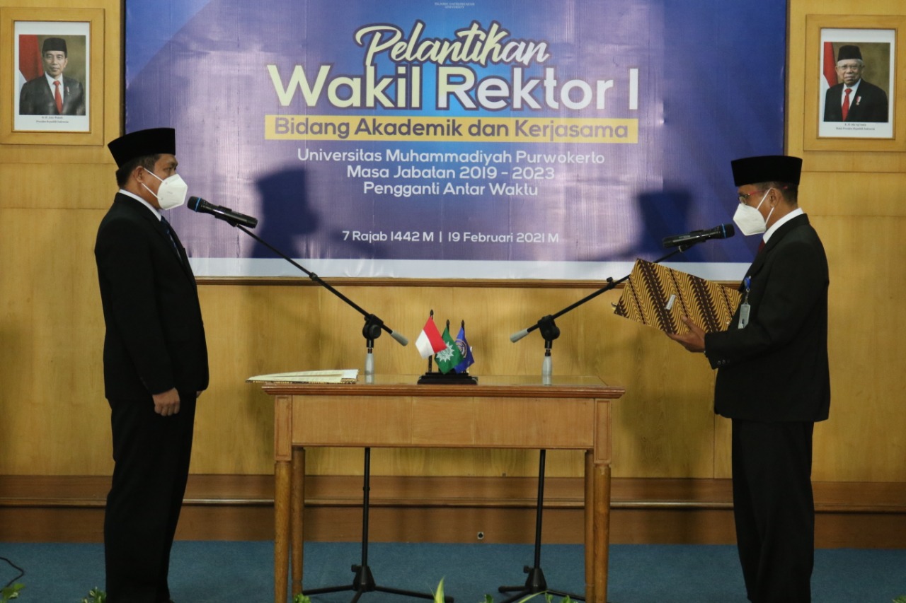 Universitas Muhammadiyah Purwokerto adakan pelantikan Wakil Rektor baru