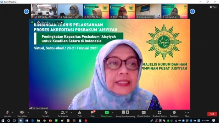 Dr. Siti Noordjannah : Mari Tingkatkan Posbakum untuk Kesadaran Hukum Masyarakat