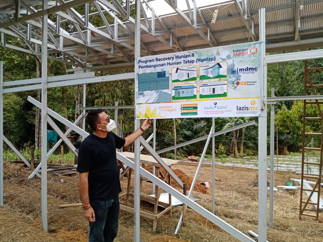 Hunian Muhammadiyah Untuk Penyintas Banjir Kalsel Pertimbangkan Kearifan Lokal