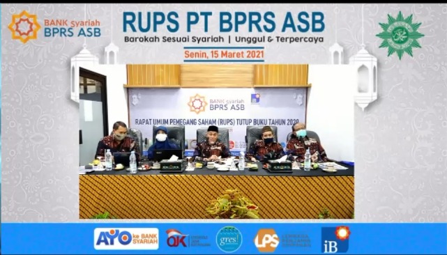 BPRS Artha Surya Barokah Gelar RUPS Tutup Buku 2020