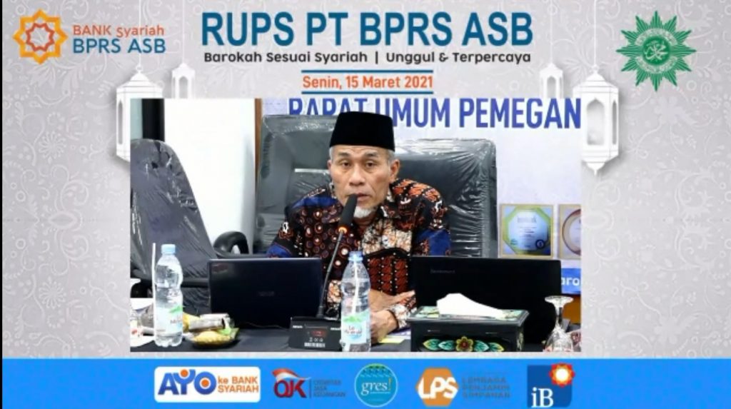 PT BPRS Artha Surya Barokah Gelar RUPS Tutup Buku 2020