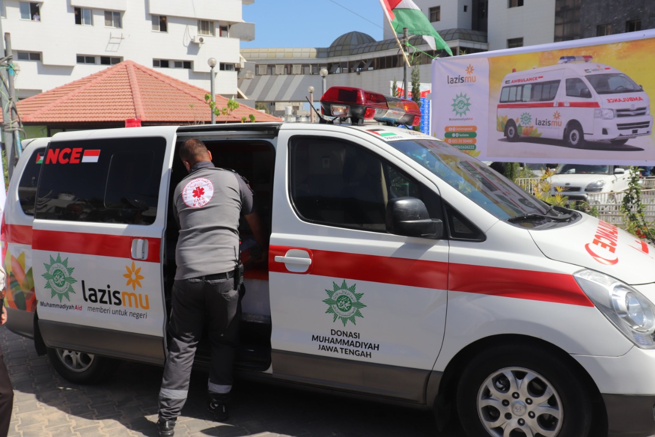Sudah Sampai Gaza, Ambulance Donasi Muhammadiyah Jateng