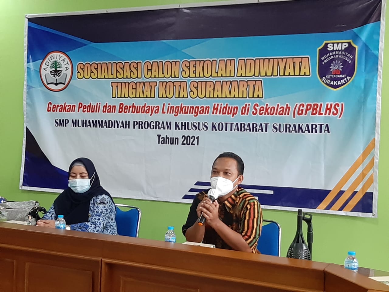 Bidik Predikat Adiwiyata Tingkat Kota,  SMP Muhammadiyah PK Gelar Sosialiasi