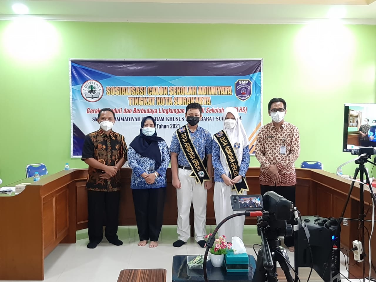 Bidik Predikat Adiwiyata Tingkat Kota,   SMP Muhammadiyah PK Gelar Sosialiasi