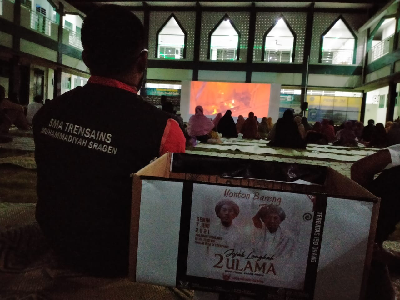Nonbar Film, Giat Dakwah Kultural SMA Trensains bersama Pemuda Muhammadiyah Sragen Timur