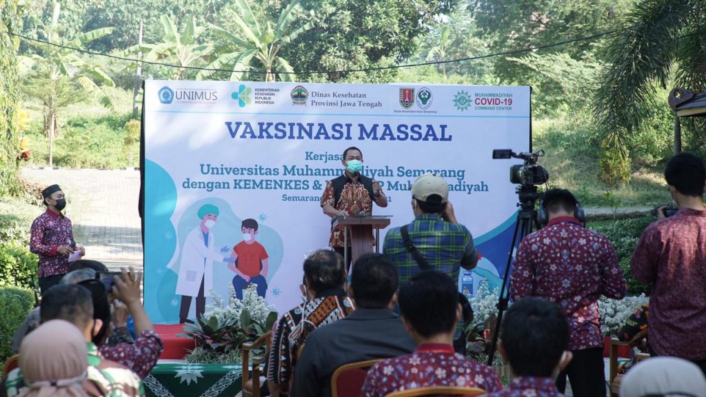 Muhammadiyah Gelar Vaksinasi Ke-27 di Universitas Muhammadiyah Semarang