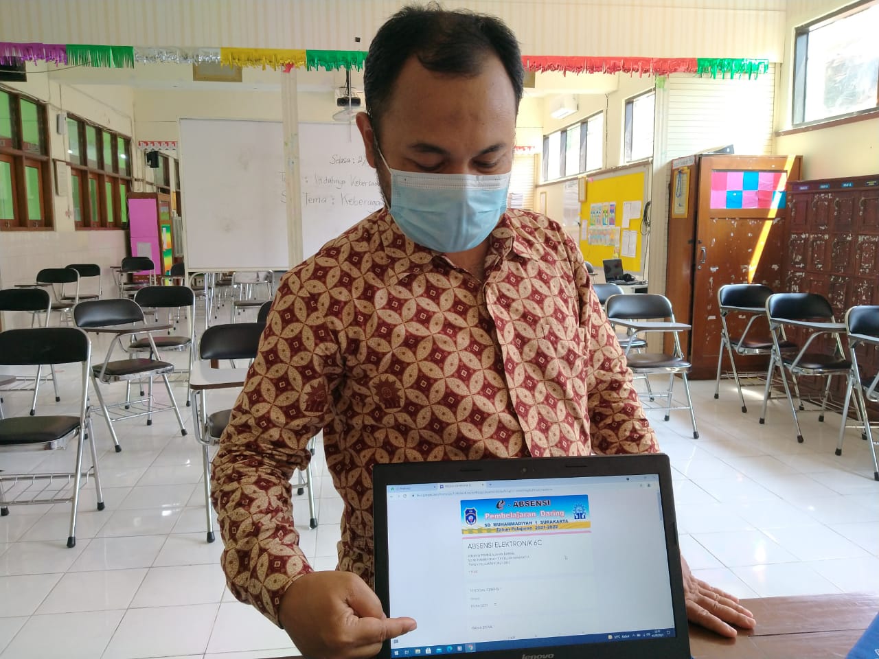 SD Muhammadiyah 1 Solo Uji Publik E-Absensi Pembelajaran Daring