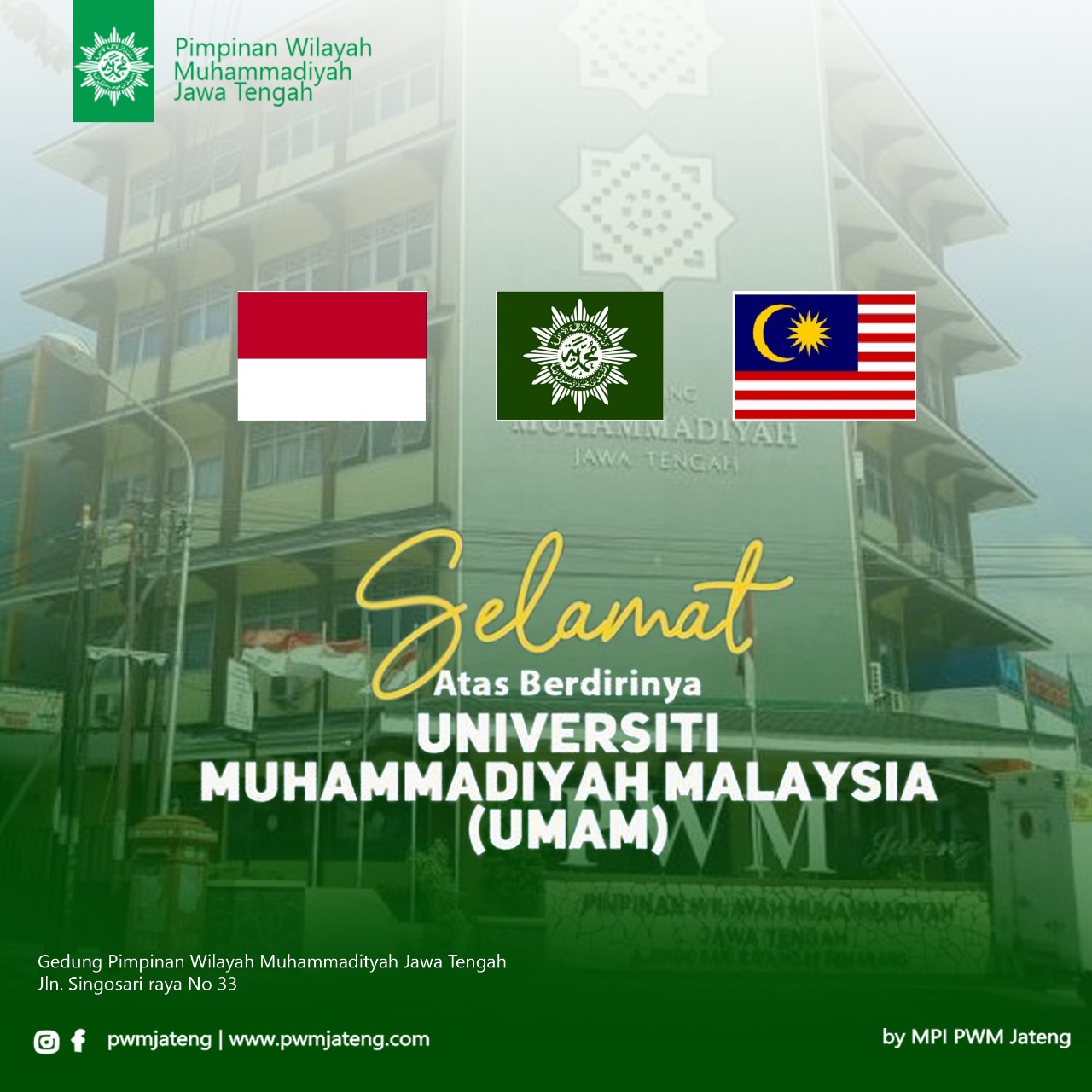 Universiti Muhammadiyah Malaysia Resmi Berdiri Sebagai Perguruan Tinggi Indonesia Pertama di Luar Negeri