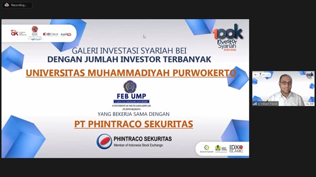 FEB UMP Capai 100 Ribu Investor Syari'ah di Indonesia