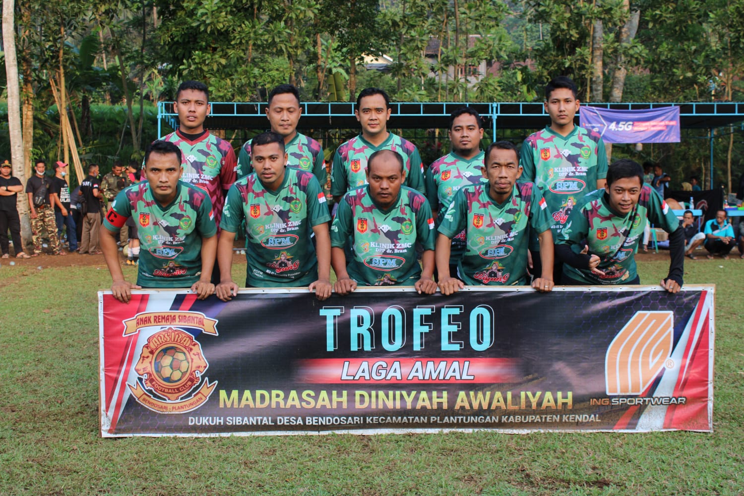 “PERKASA FC” KOKAM Pemuda Muhammadiyah VS Banser FC Ramaikan Laga Amal Pembangunan Madrasah