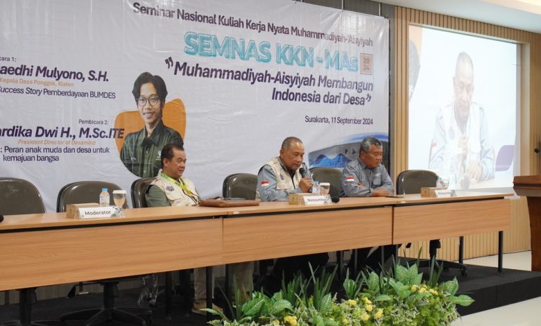 Universitas Muhammadiyah Surakarta (UMS) sebagai tuan rumah Kuliah Kerja Nyata Muhammadiyah-'Aisyiyah (KKNMAs) 2024