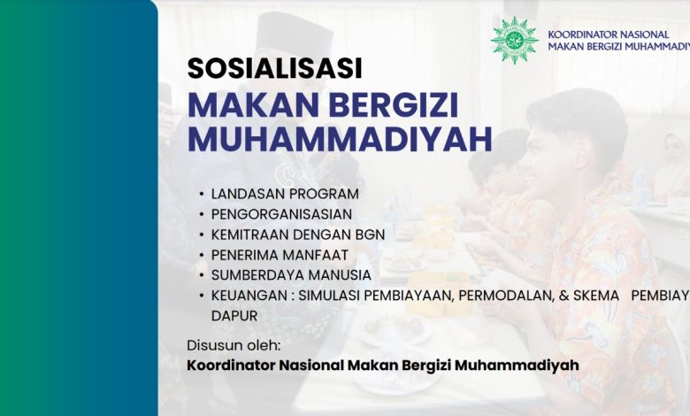 Materi sosialisasi makan bergizi muhammadiyah