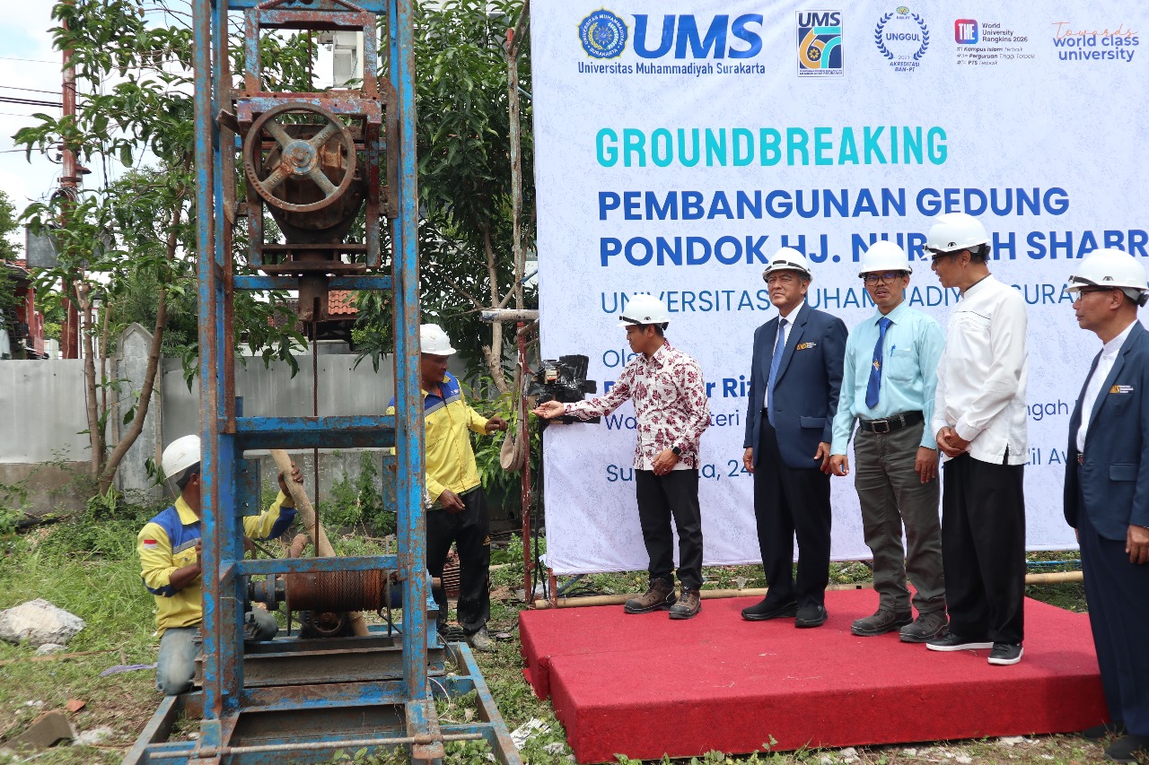 Pondok Hajjah Nuriyah Shabran UMS Bangkit Lagi: Groundbreaking Gedung Baru Warnai Milad ke-67 UMS - MuhammadiyahNews.com Pondok Hajjah Nuriyah Shabran UMS Bangkit Lagi: Groundbreaking Gedung Baru Warnai Milad ke-67 UMS - MuhammadiyahNews.com