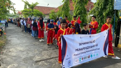 Ribuan warga mengikuti jalan sehat Milad ke-113 Muhammadiyah PCM Sragi 2025