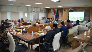 Rapat PWM Jawa Tengah membahas laporan KPI LSBO dan MPI di Universitas Muhammadiyah Surakarta.