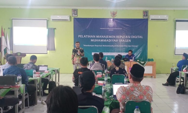 Pelatihan Reputasi Digital PDM Sragen