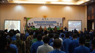 Prosesi pembukaan Capacity Building SPMB 2026 Sekolah Muhammadiyah Jawa Tengah oleh jajaran PWM Jateng di Hotel Grasia.