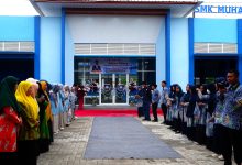 Peresmian Gedung Revitalisasi SMK Muhammadiyah Pamotan oleh Wamen Dikdasmen Dr. Fajar Riza Ul Haq.