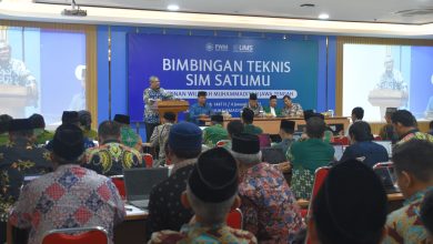 Peserta PDM se-Jawa Tengah mengikuti Bimtek SatuMu di UMS sebagai langkah nyata percepatan transformasi digital Muhammadiyah.