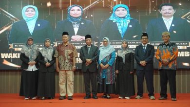 Rektor UNIMUGO Prof Dr Sofyan Anif melantik pejabat struktural baru untuk memperkuat tata kelola perguruan tinggi di Auditorium Universitas Muhammadiyah Gombong.