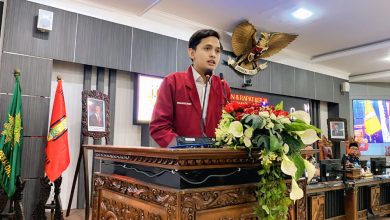 Ketua IMM Pekalongan Raya menyampaikan pandangan dalam forum resmi saat menyoroti perlunya pembenahan serius Kota Pekalongan pada momentum hari jadi ke-120.