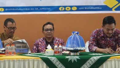 Pimpinan UM Bulukumba dalam kegiatan akademik terkait pengumuman hibah nasional penelitian dan PKM 2026.