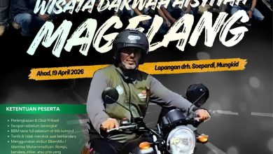 Poster ajakan BikersMu Chapter Wonosobo untuk mengikuti Wisata Dakwah Aisyiyah di Magelang pada 19 April 2026.