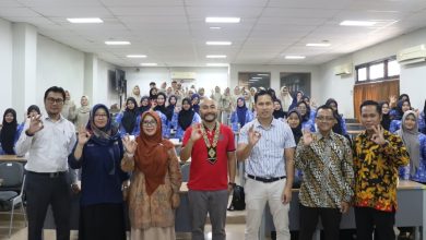 Dosen BukSU Filipina bersama pimpinan FKIP UMP dan mahasiswa PG PAUD serta PGSD dalam kuliah tamu internasional tentang pendidikan inklusi anak usia dini di UMP