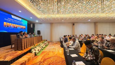 Suasana pembukaan Bimbingan Teknis Manajemen MPM & SatuMu Pimpinan Wilayah Muhammadiyah Jawa Tengah di Hotel Grand Wahid Salatiga.