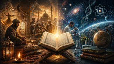 Ilustrasi Al-Qur’an yang memadukan corak tafsir sufi, rasional, sosial, dan saintifik.