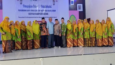 Pengukuhan Korps Mubalighot dan Tim Instruktur Aisyiyah Batang untuk penguatan dakwah digital perempuan.