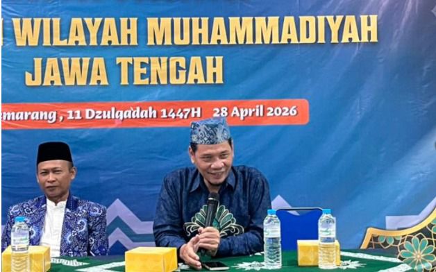 Suasana silaturahim PWM Jawa Tengah bersama PDM Kota Semarang dan pimpinan cabang Muhammadiyah se-Kota Semarang.