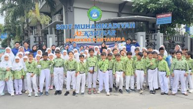 Tampilan aplikasi GigiMu dari FKG UMS yang digunakan untuk edukasi kesehatan gigi anak di SD IT Muhammadiyah Al Kautsar.