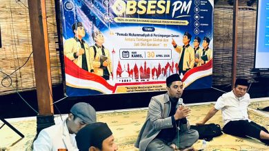 Wahid Syaifuddin, M.Pd. saat menyampaikan materi kaderisasi dalam Forum OBSESI di Jogonalan, Klaten.
