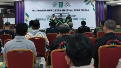 Suasana khidmat Musyawarah Wilayah (Musywil) BikersMu Korwil Jawa Tengah di Aula RS Unimus Semarang yang dihadiri pengurus LDK PWM Jateng.