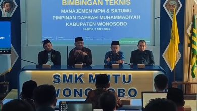 Suasana Bimbingan Teknis digitalisasi Muhammadiyah di Wonosobo yang membahas manajemen MPM dan aplikasi SatuMu bagi agen serta verifikator PCM.