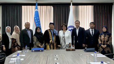 Delegasi Universitas Muhammadiyah Surakarta (UMS) saat melakukan kunjungan kerja sama internasional di Uzbekistan untuk pengembangan Fakultas Kedokteran.
