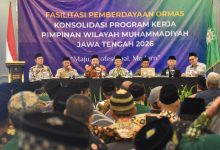 Suasana Konsolidasi Program Kerja Pimpinan Wilayah Muhammadiyah Jawa Tengah 2026 di Karanganyar