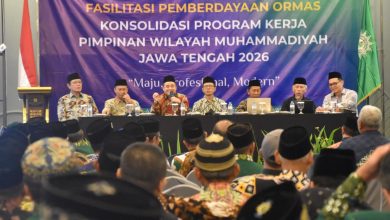 Suasana Konsolidasi Program Kerja Pimpinan Wilayah Muhammadiyah Jawa Tengah 2026 di Karanganyar