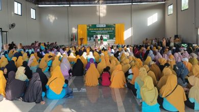 Ratusan kader memadati lokasi puncak perayaan Milad Aisyiyah ke 109 Blimbing di Gedung Serbaguna Wonorejo Sukoharjo