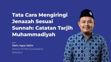 Cover artikel opini tata cara mengiringi jenazah sesuai sunnah Muhammadiyah oleh Agus Salim