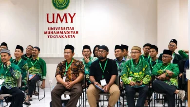 Peserta pelatihan PIMTAKMAS Muhammadiyah menyimak materi seputar manajemen dan tata kelola masjid modern di Yogyakarta