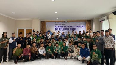 Foto bersama peserta Pelatihan Instruktur Mubaligh dan Tata Kelola Masjid Majelis Tabligh PP Muhammadiyah di Tabligh Institute Yogyakarta.