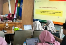 Peserta rapat koordinasi KKN Tematik Muhammadiyah Jawa Tengah membahas target transformasi menjadi organisasi yang maju, profesional, dan modern.