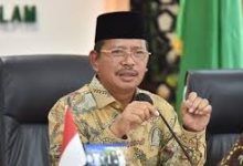 Direktur Jenderal Pendidikan Islam Kementerian Agama, Prof. Dr. Amin Suyitno, memberikan arahan terkait kesejahteraan guru madrasah.