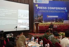 Suasana press conference MTCC UNIMMA mengenai masa depan petani tembakau di Hotel Atria Magelang.